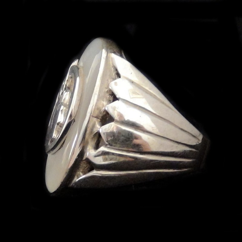 Indian Movment Silber 925 Ring Für Herren