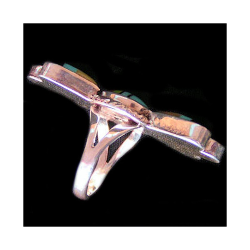 Indian Zuni Sungod Face Ring Southwest Style