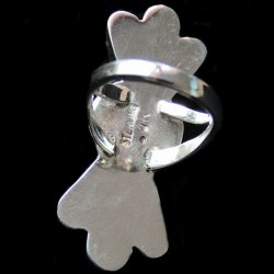 Indian Zuni Sungod Face Ring Southwest Style