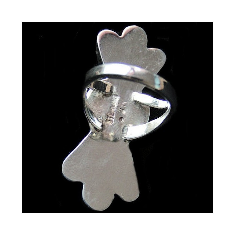 Bague Dieu Soleil Zuni en Argent 925 pour Femme Bijou Amerindien