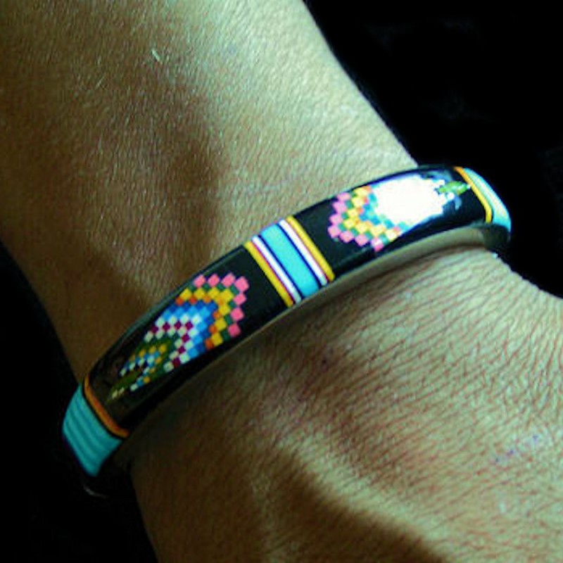 Bracelet Zuni en Argent & Pierres Pour Femme