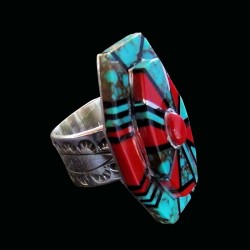 BAGUE NAVAJO AMERINDIENNE