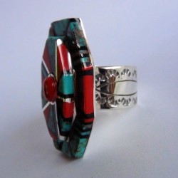 BAGUE NAVAJO AMERINDIENNE