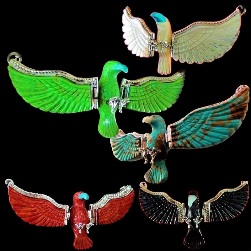 Collana Aquila in Argento 925 Colore scelta