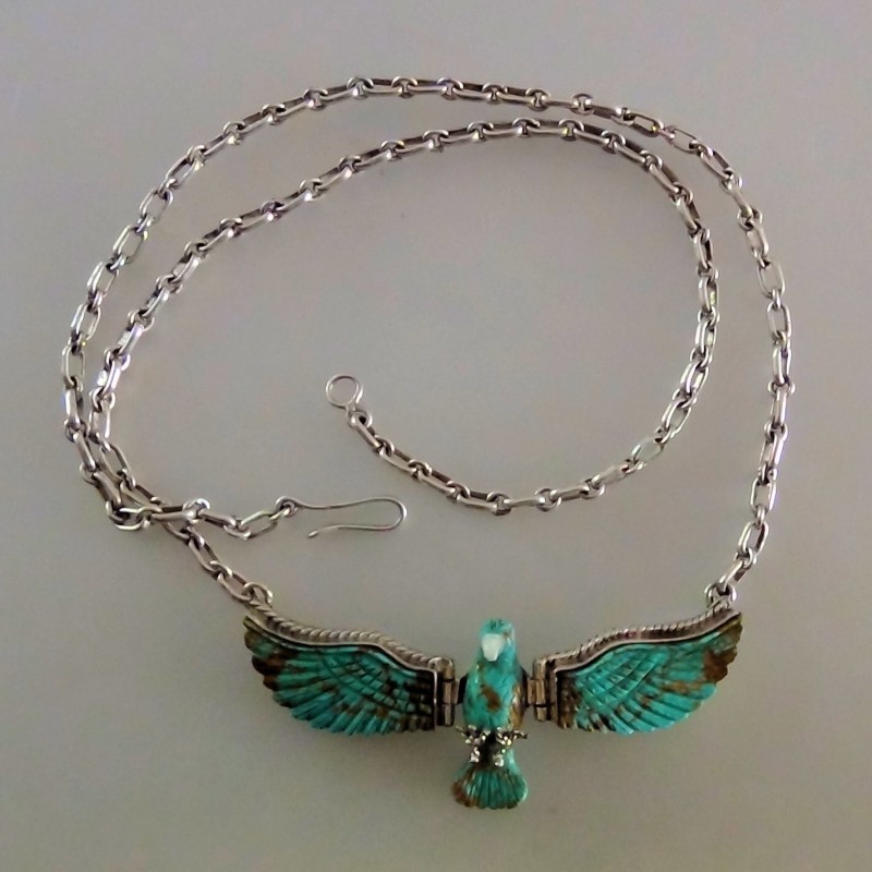 Eagle Color Choice Sterlingsilver Necklace