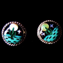 Cactus by Night Orecchini in Argento 925