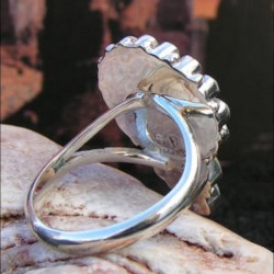 Zuni Sungod Sterlingsilver Ring for Woman