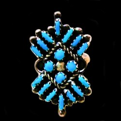 Bague Flocon de Neige en Argent 925 Couleur au Choix