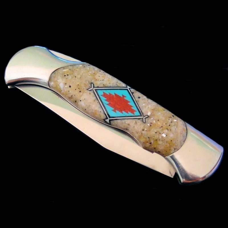 Navajo Symbol Klappmesser