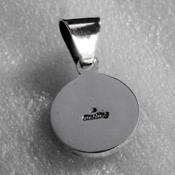 Pendentif Univers en Argent 925 et Pierres Semi-Précieuses