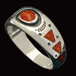 Bague Navajo Argent & Pierre Pour Femme & Pour Homme