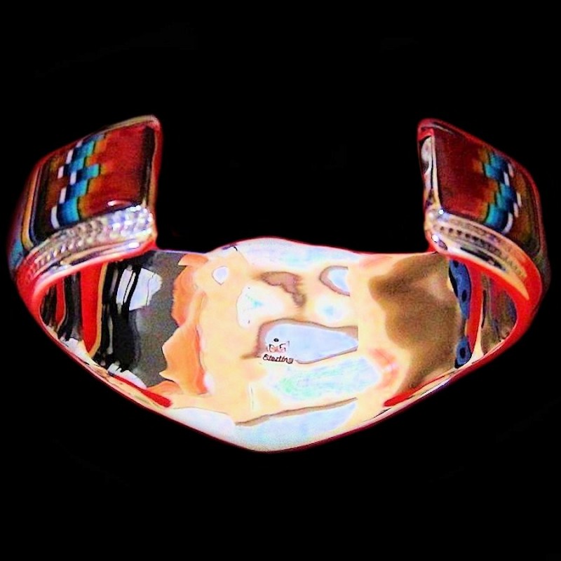 Bracelet Zuni Kashina en Argent 925 Pour Homme et Pour Femme