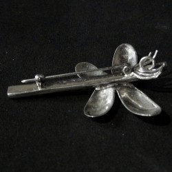Spilla Navajo libellula 925 gioielli in argento e cabochon  sterling nativi americani