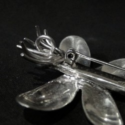 Broche de libélula Navajo, joyería nativa americana de plata esterlina 925y Cabujones