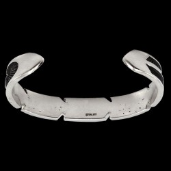 Bracelet Amérindien Plume en Argent et Pierres, Pour Homme ou Femme