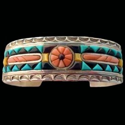 Bracciale Navajo Sun Cobblestone dei nativi americani