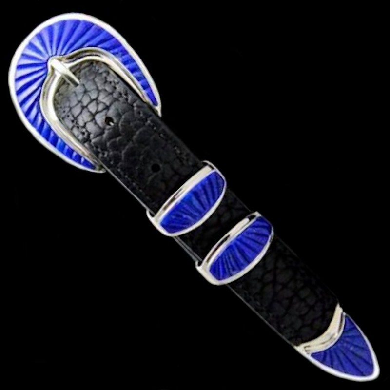 Color Choice Overlay Ranger Sterlingsilver Belt buckle