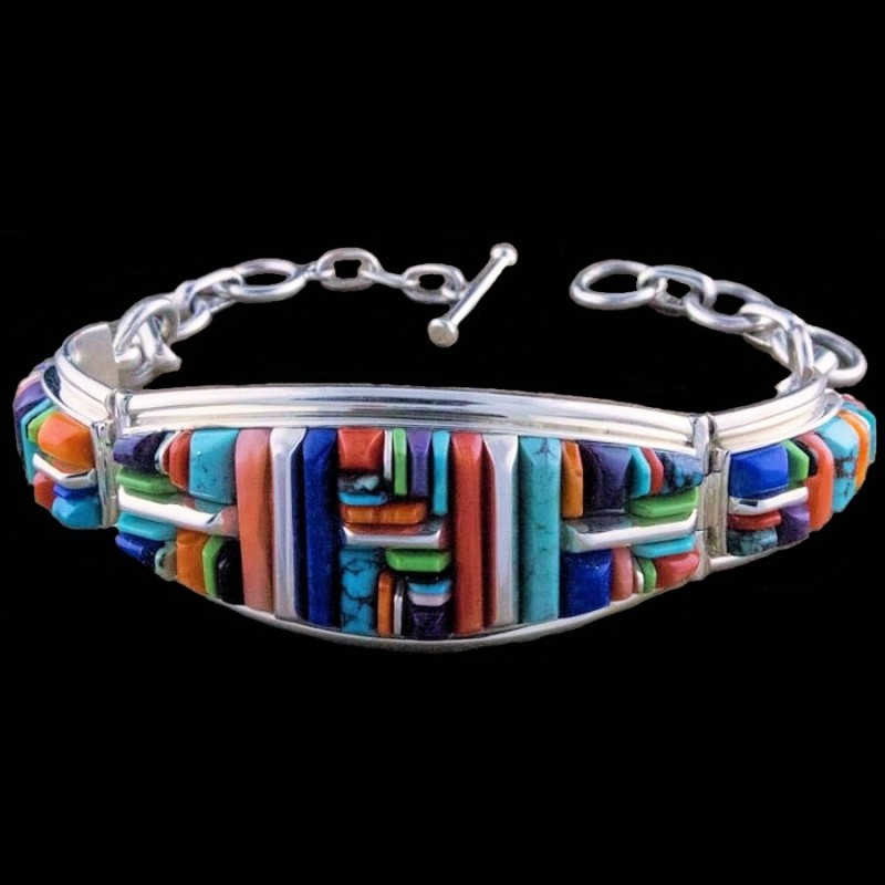 Bracciale da donna in ciottoli dei nativi americani