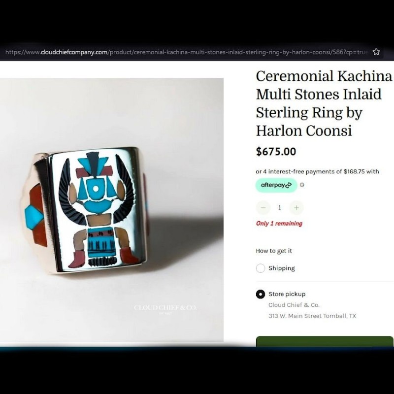 Kashina Knife Wings Sterlingsilver Ring