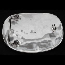 Fibbia per cintura in argento Zuni Sungod Face Nite Yei