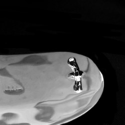 Fibbia per cintura in argento Zuni Sungod Face Nite Yei