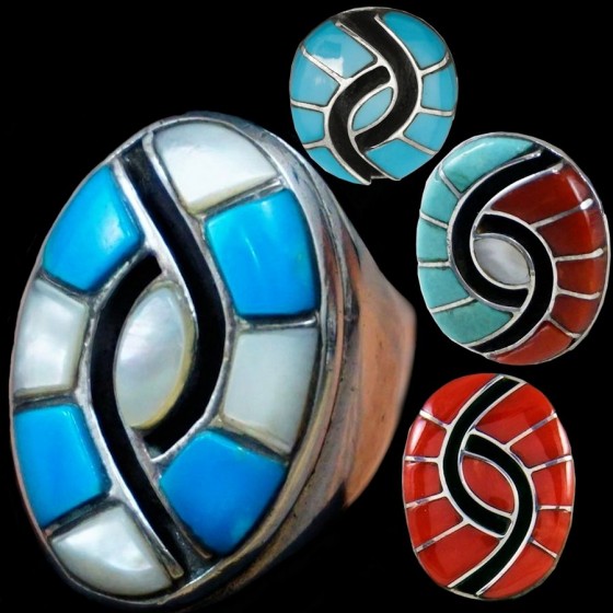 Anello ovale massiccio dei...