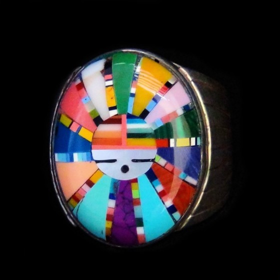 Bague Ovale Amérindienne...