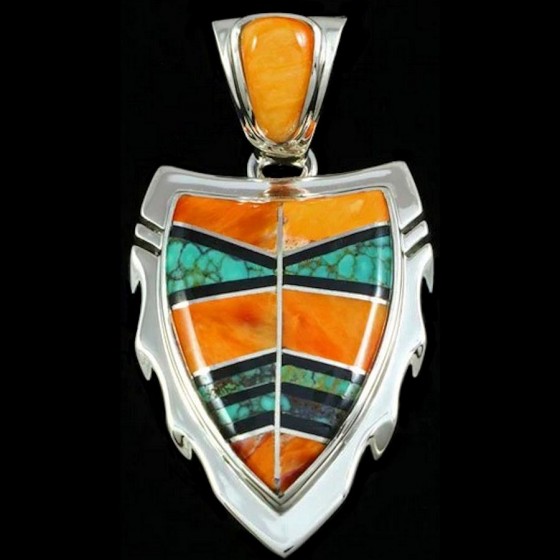 Pendentif Amérindien Pointe...