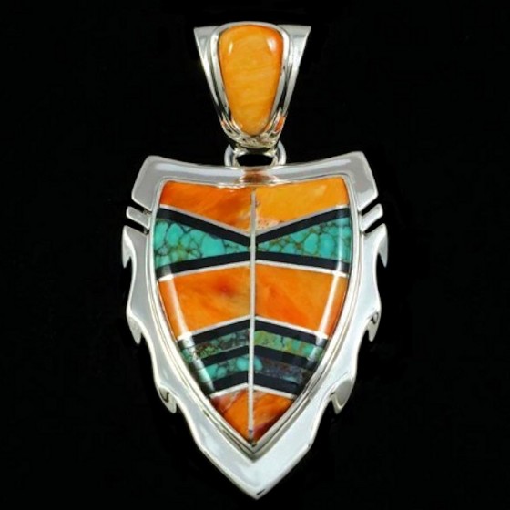 Pendentif Amérindien Pointe...