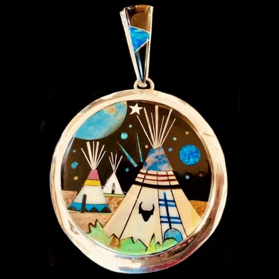 Indiaanse Tipi-hanger, Tipi