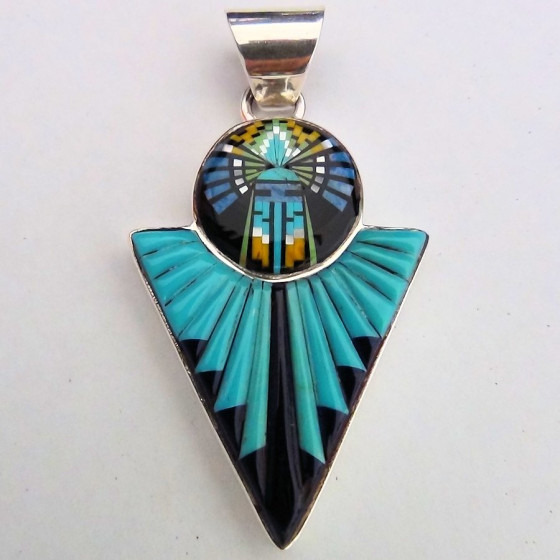 Pendentif Amérindien Pointe...