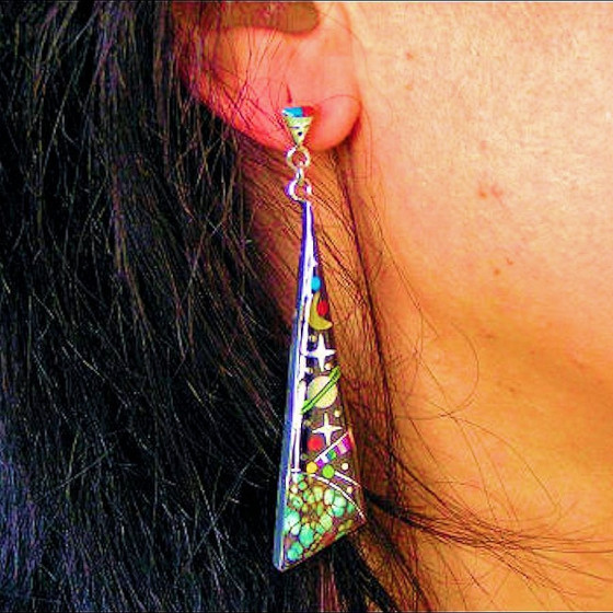Long Earrings, Universe,...