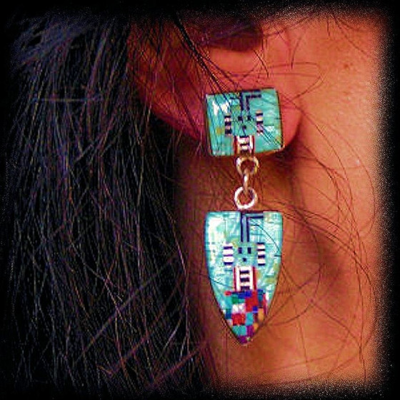 Native American Ohrringe,...