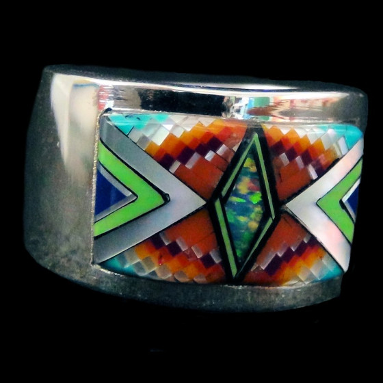 NAVAJO RING INDIANER SCHMUCK