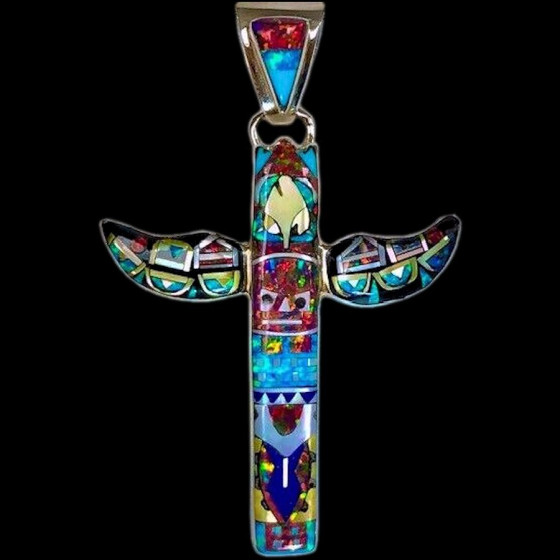 Indianer-Adler-Totem-Anhänger