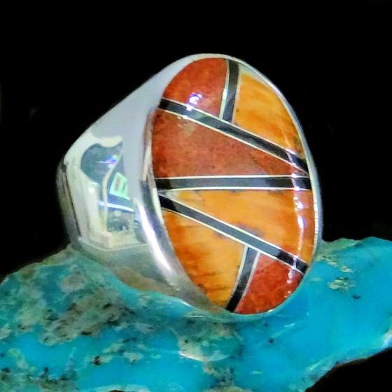 Bague Ovale Zuni, Micro...