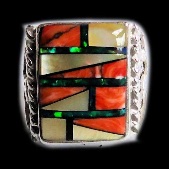 Anillo de sello Navajo en...