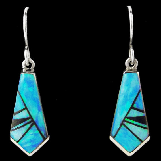 Inlaid Cultured Opal & Onyx...