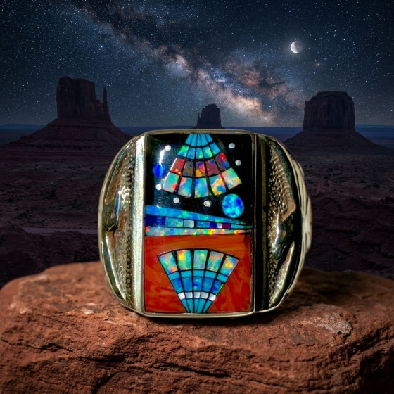 Native American Signet Ring...