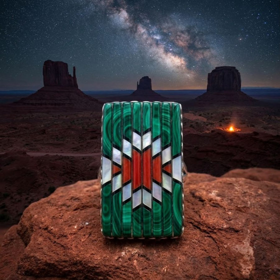 Rectangular Native American...