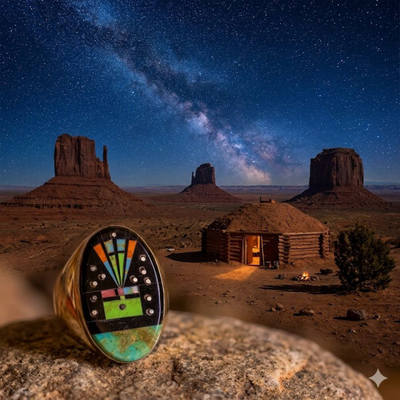 Bague Zuni Indian Spirit by...