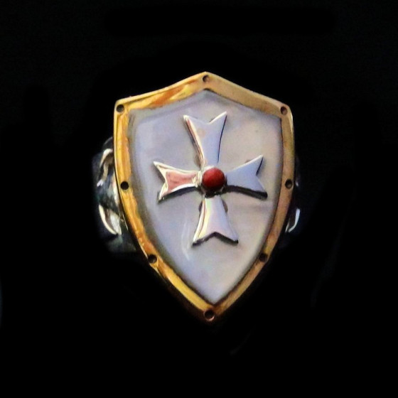 Bague Médiévale Temple...