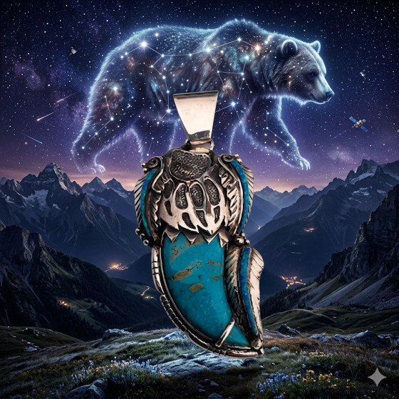 Pendentif Amérindien Griffe...