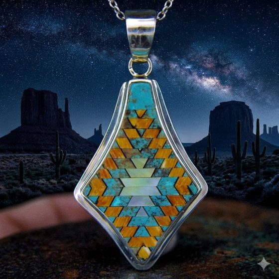 Pendentif Navajo Design,...