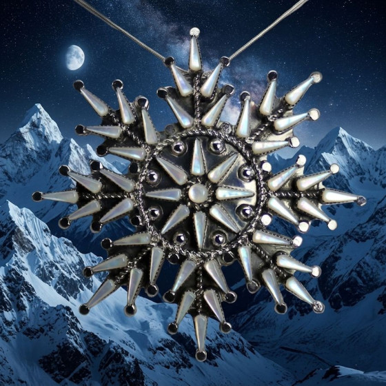 SCHNEEFLOCKE STERLINGSILBER...
