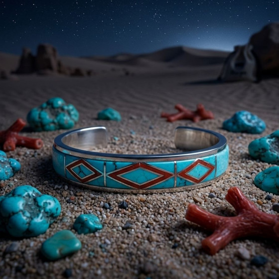 Bracelet Amerindien Navajo...