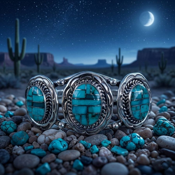 Bracciale intarsio canale...