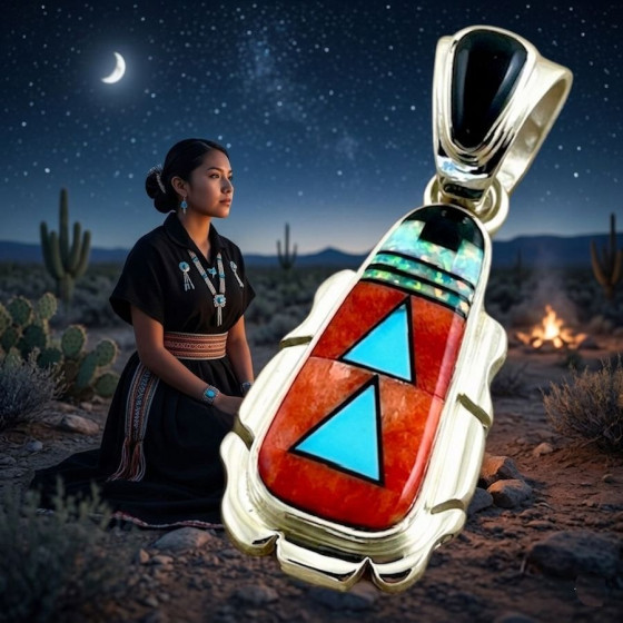 Pendente Navajo con...