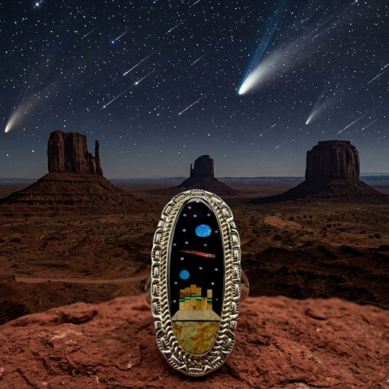 MONUMENT VALLEY BY NIGHT...
