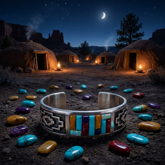 Bracelet Motif Navajo et...